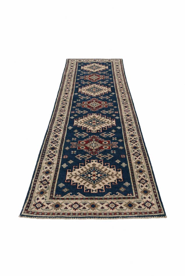 Detail image of 2' 9 x 9' 9 Hand Knotted Kazak Runner Rug