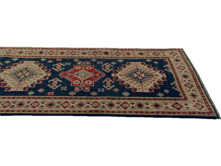 Detail image of 2' 9 x 9' 9 Hand Knotted Kazak Runner Rug