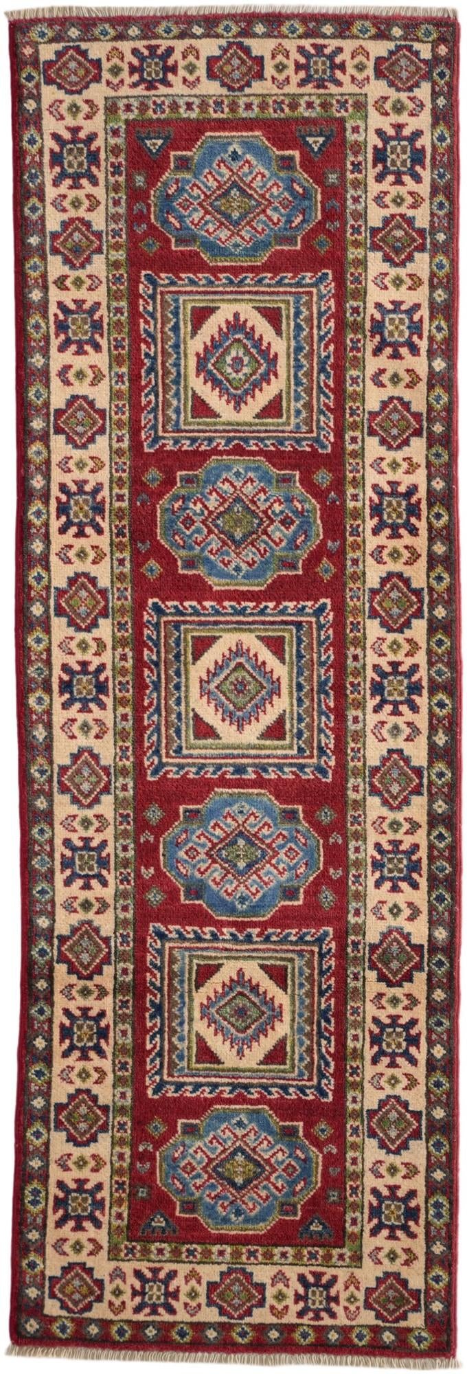 2' x 5' 10 Hand Knotted Kazak Runner Rug