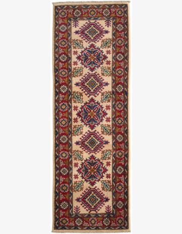 2' 1 x 6' 1 Hand Knotted Kazak Runner Rug