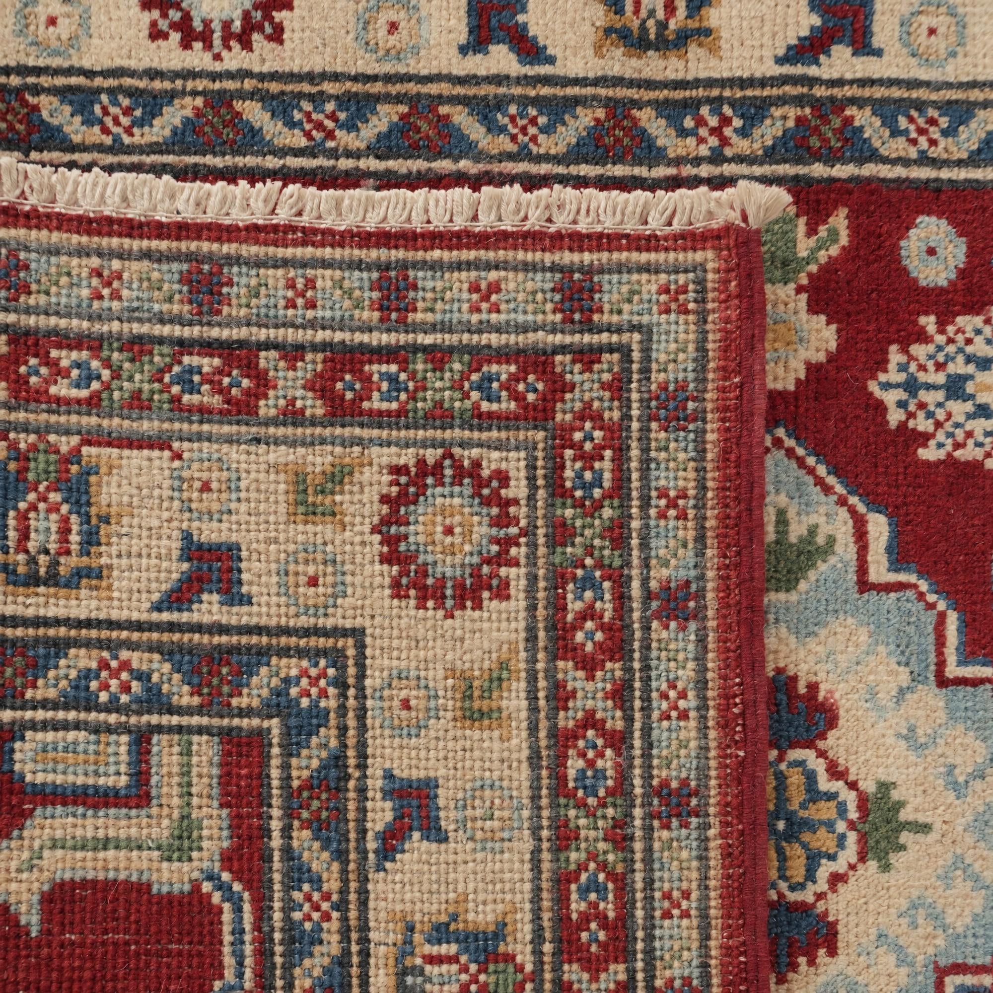 80cm x 305cm Handgeknüpft Kazak Läufer Teppich