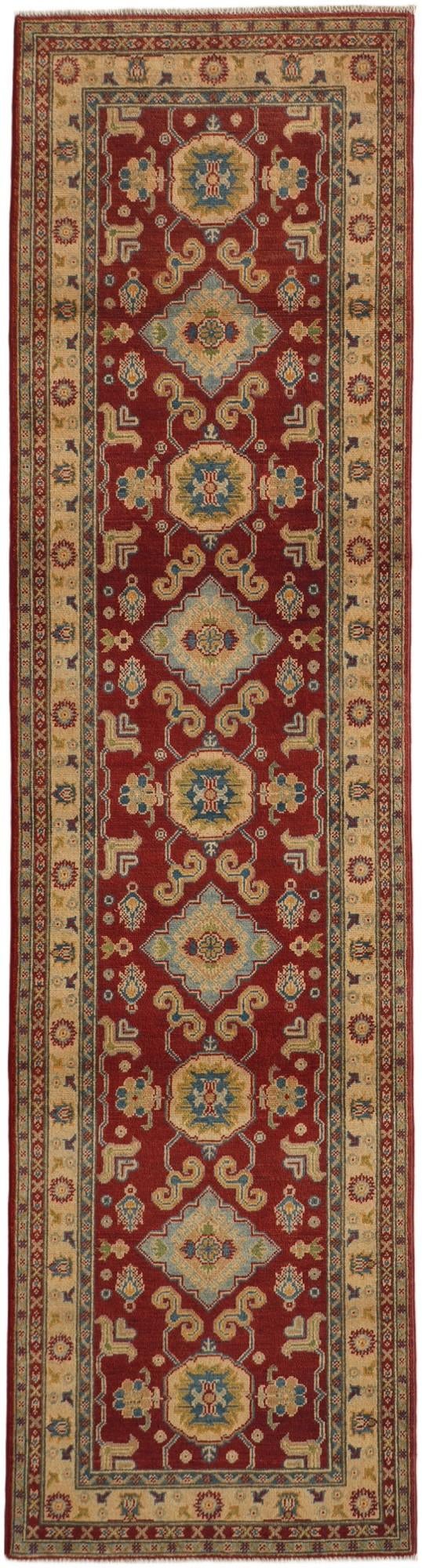 Detail image 2 of 10: 2' 8 x 10' Hand Knotted Kazak Runner Rug