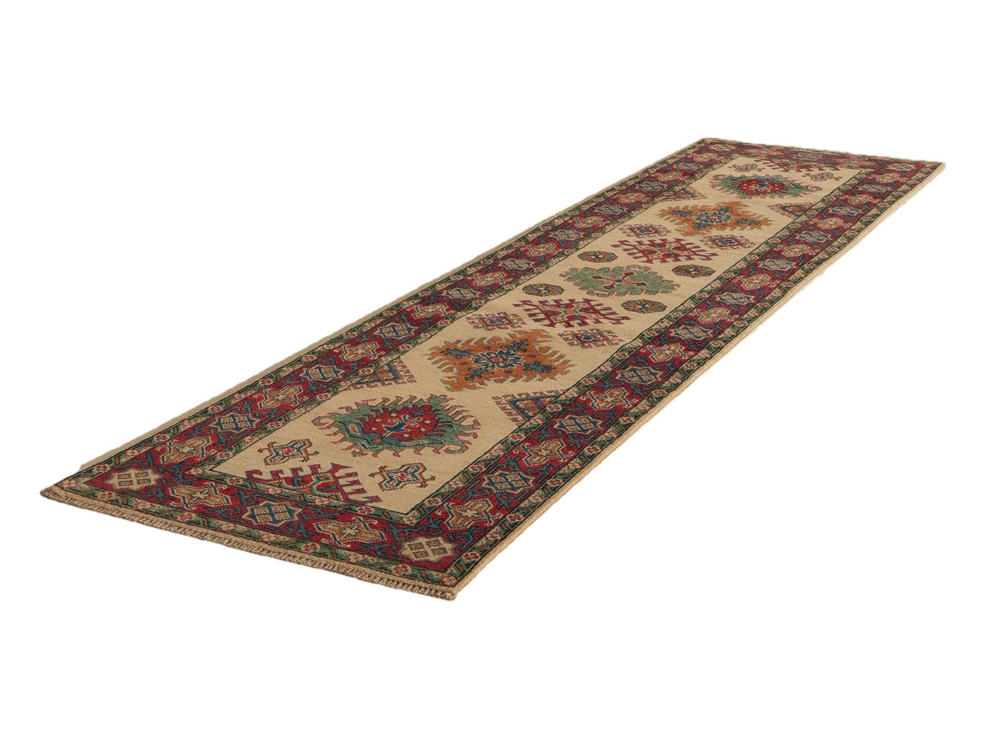 Detail image 4 of 10: 2' 7 x 10' Hand Knotted Kazak Runner Rug