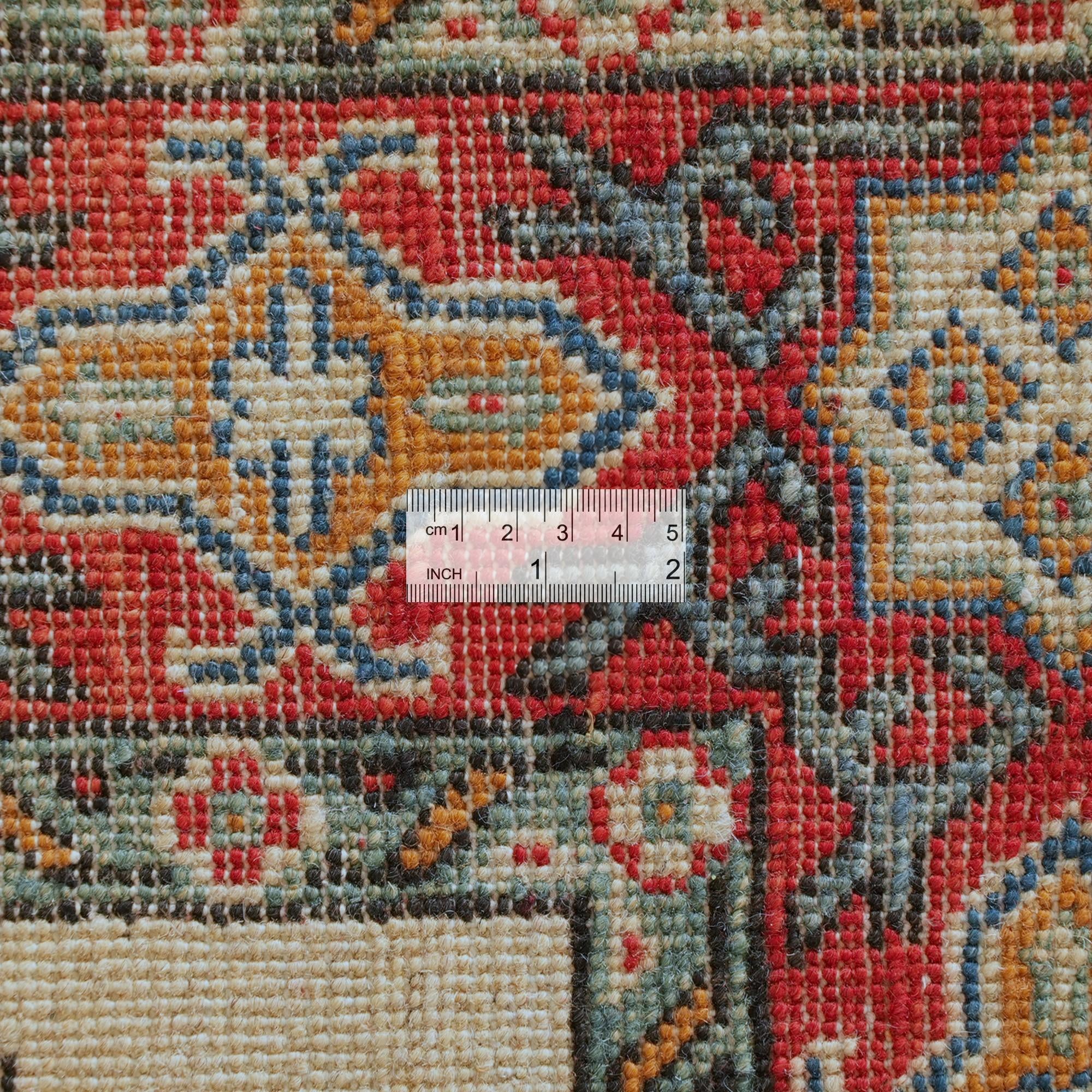 Detail image 9 of 10: 2' 7 x 10' Hand Knotted Kazak Runner Rug