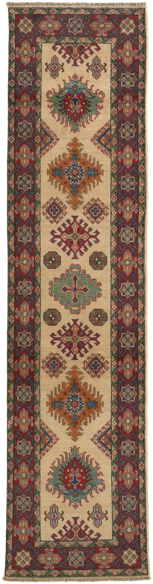 Detail image 2 of 10: 2' 7 x 10' Hand Knotted Kazak Runner Rug