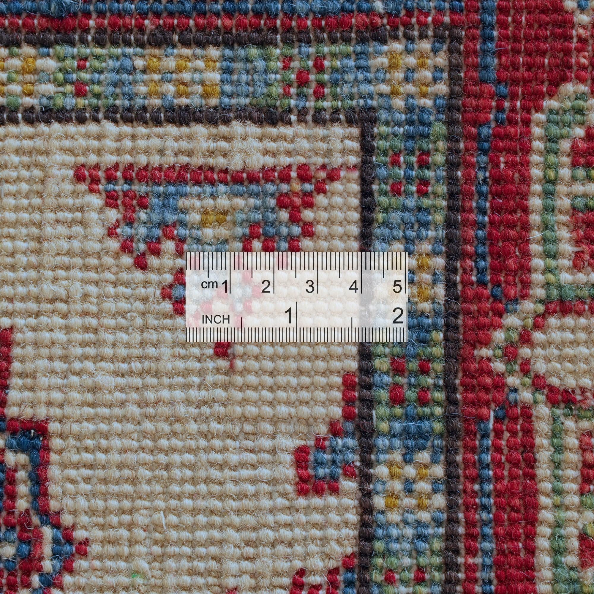 Detail image 9 of 10: 2' 8 x 6' 6 Hand Knotted Kazak Runner Rug
