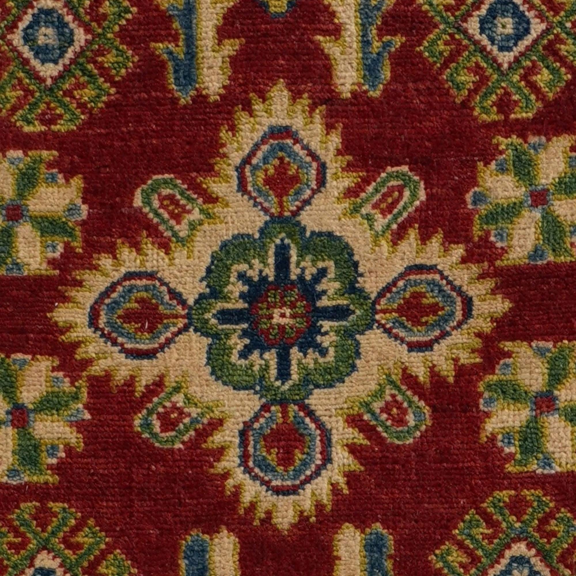 Detail image 10 of 10: 2' 7 x 9' 9 Hand Knotted Kazak Runner Rug