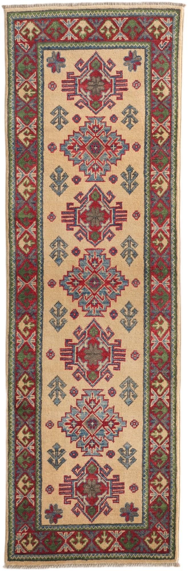 2' x 6' Hand Knotted Kazak Runner Rug