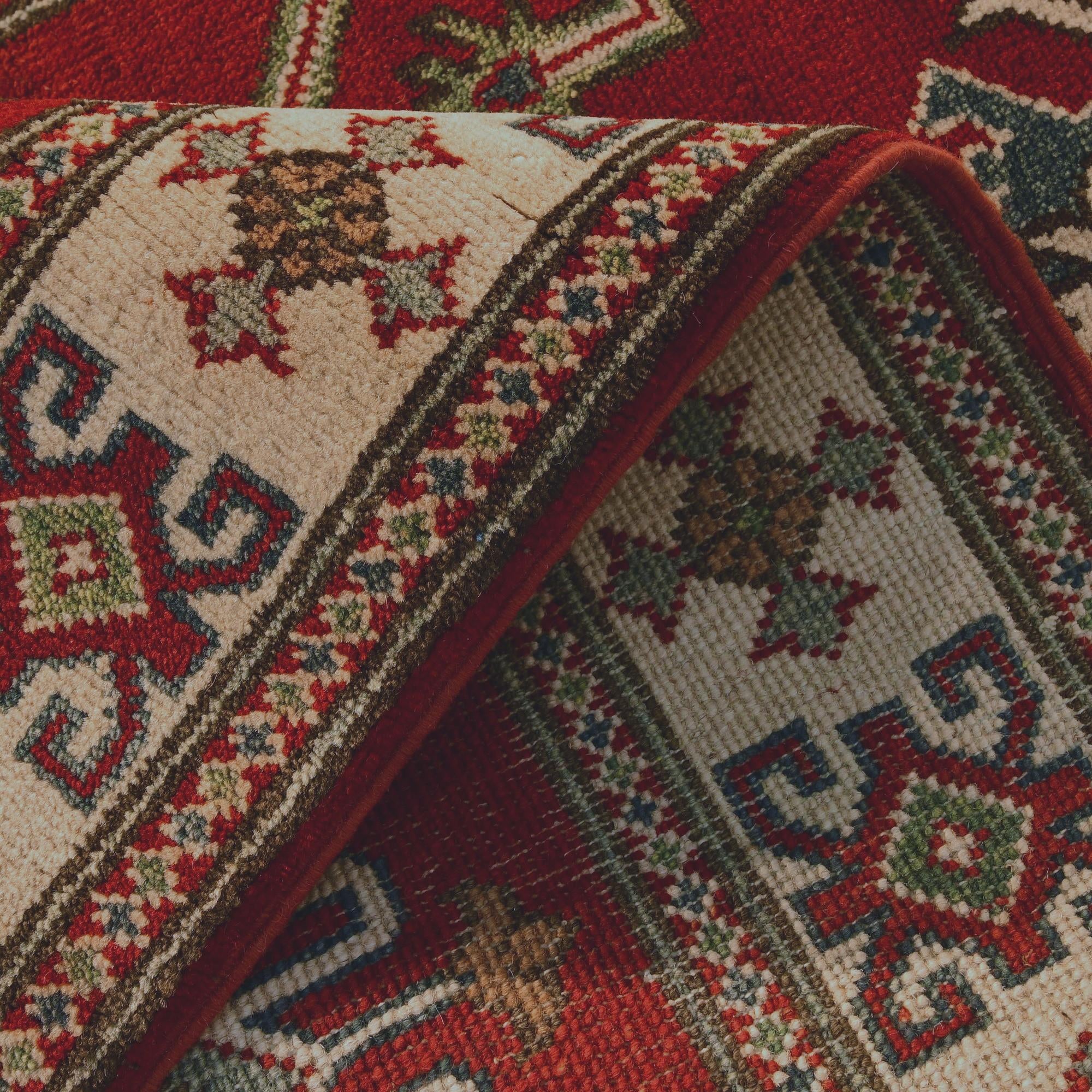 2' 10 x 9' 7 Hand Knotted Kazak Runner Rug