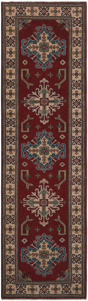 2' 10 x 9' 7 Hand Knotted Kazak Runner Rug