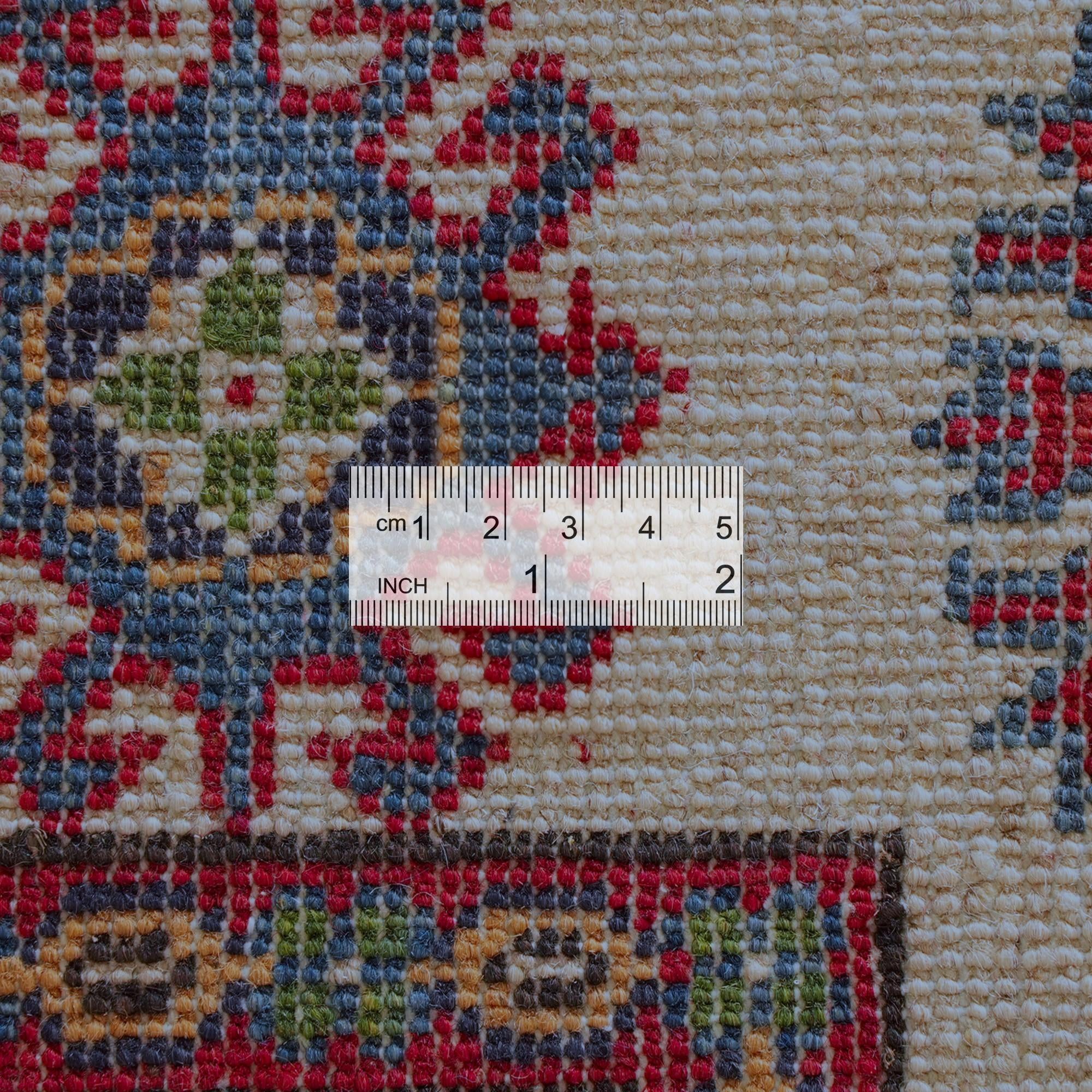 Detail image 9 of 10: 2' 8 x 10' Hand Knotted Kazak Runner Rug