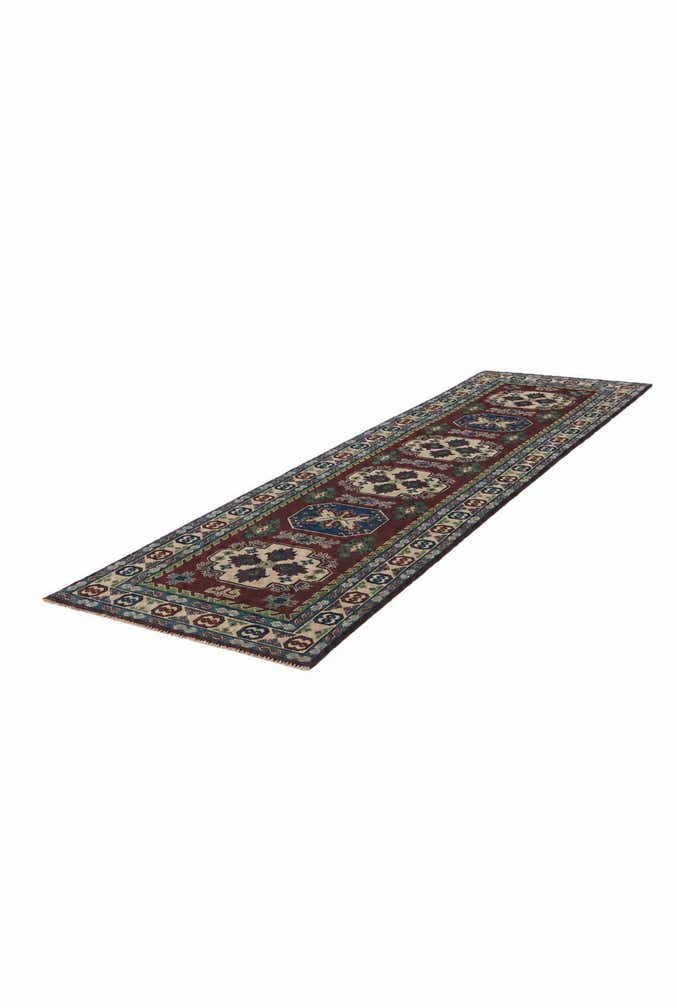2' 9 x 9' 7 Hand Knotted Kazak Runner Rug