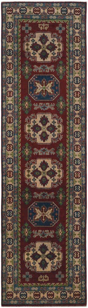 2' 9 x 9' 7 Hand Knotted Kazak Runner Rug