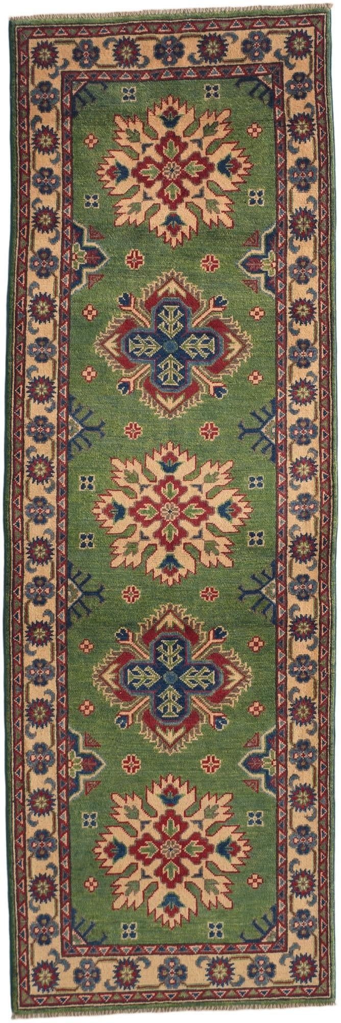 Detail image 2 of 10: 2' 10 x 8' 6 Hand Knotted Kazak Runner Rug
