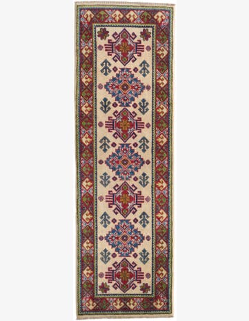 2' x 6' 2 Hand Knotted Kazak Runner Rug
