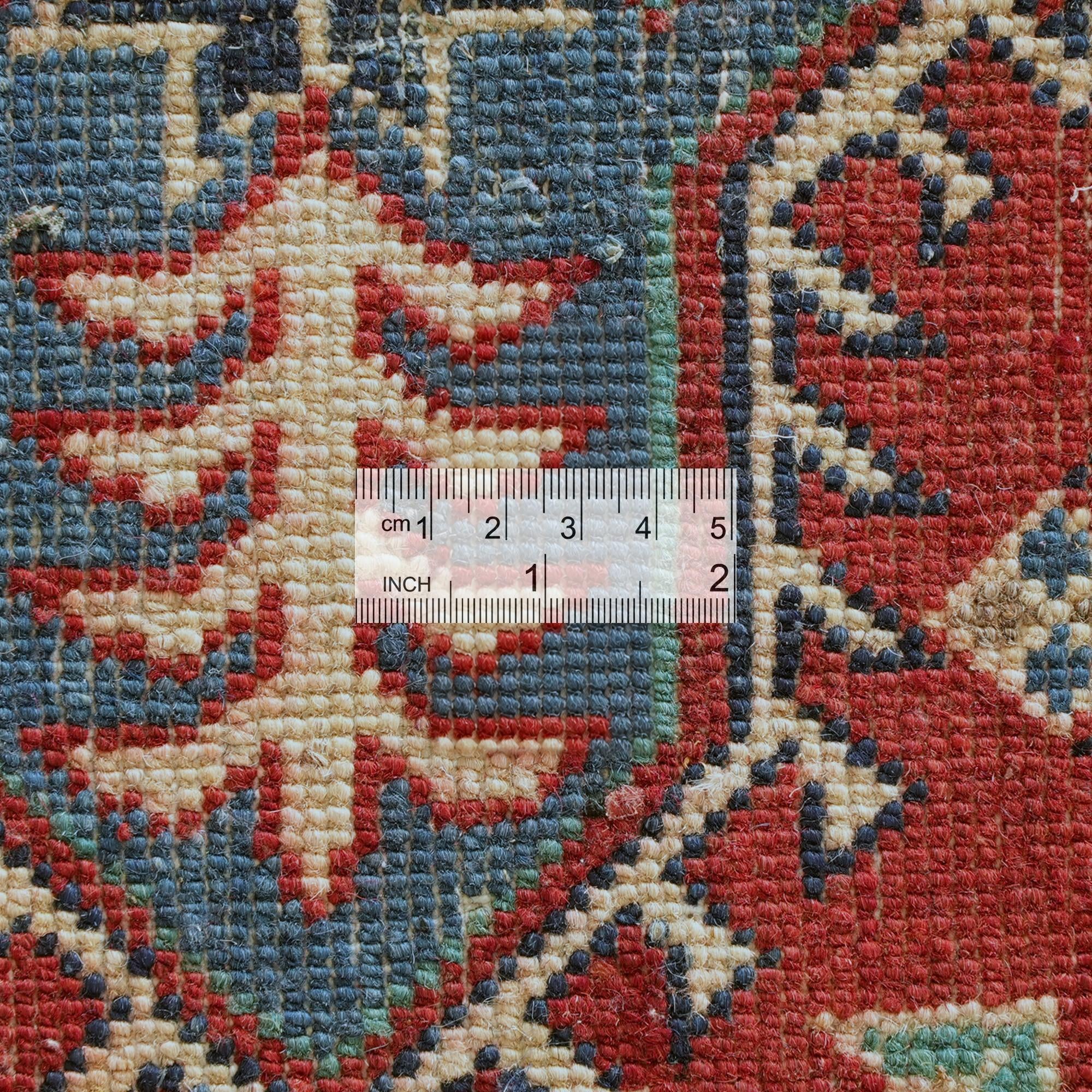 85cm x 295cm Hand Knotted Kazak Runner Rug