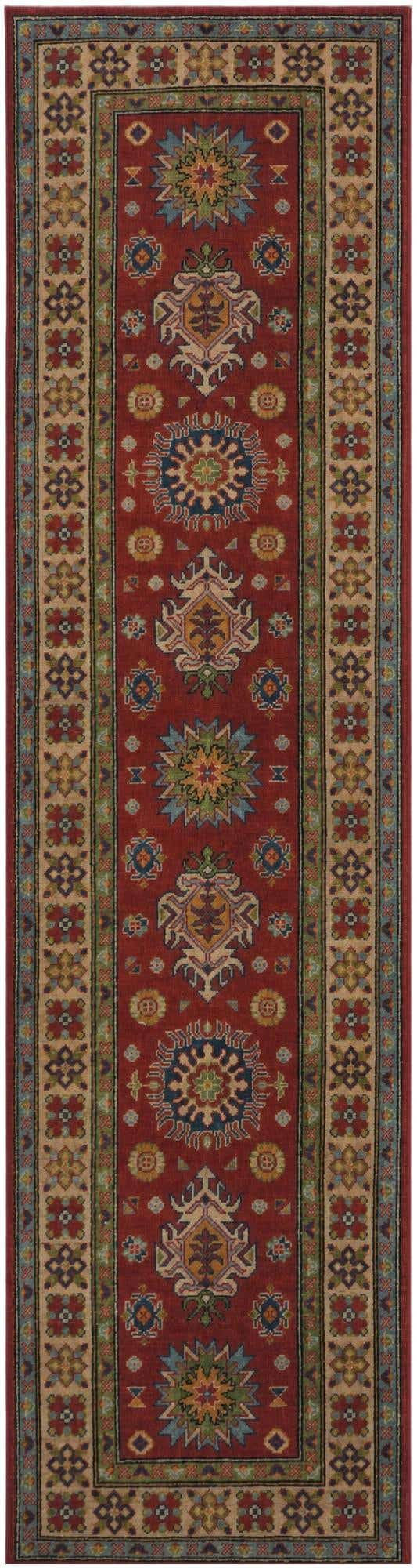 2' 6 x 9' 11 Hand Knotted Kazak Runner Rug