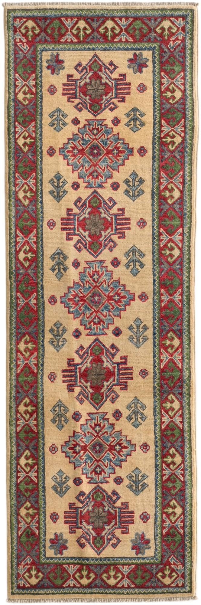 2' x 6' Hand Knotted Kazak Runner Rug