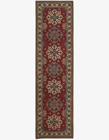 2' 8 x 9' 9 Hand Knotted Kazak Runner Rug