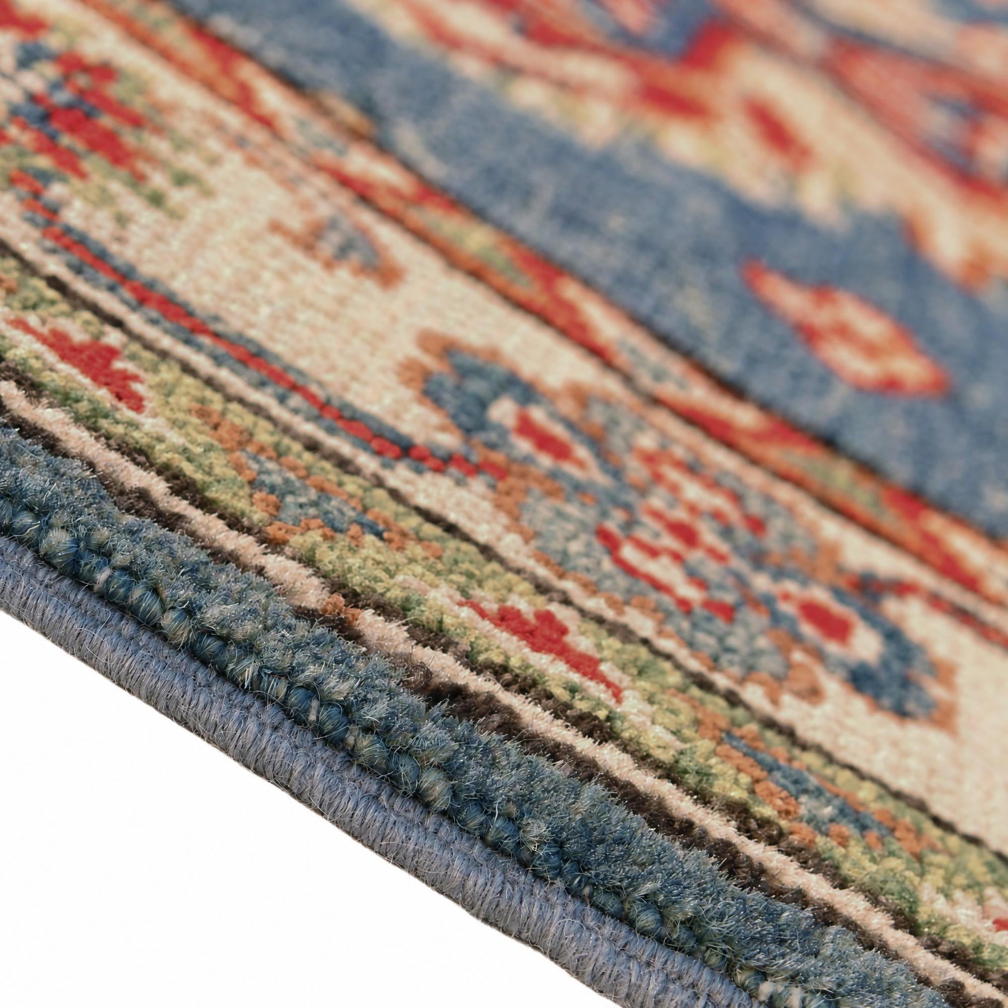 80cm x 300cm anudado a mano Kazak Alfombra Pasillera