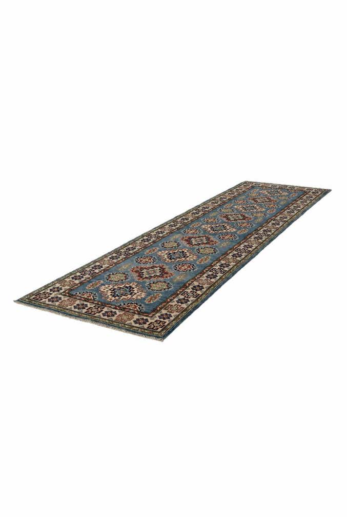 2' 9 x 9' 11 Hand Knotted Kazak Runner Rug