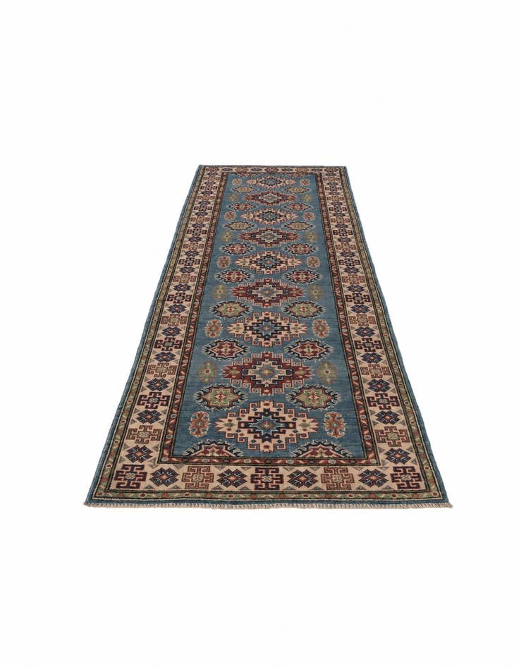 Detail image of 2' 9 x 9' 11 Hand Knotted Kazak Runner Rug