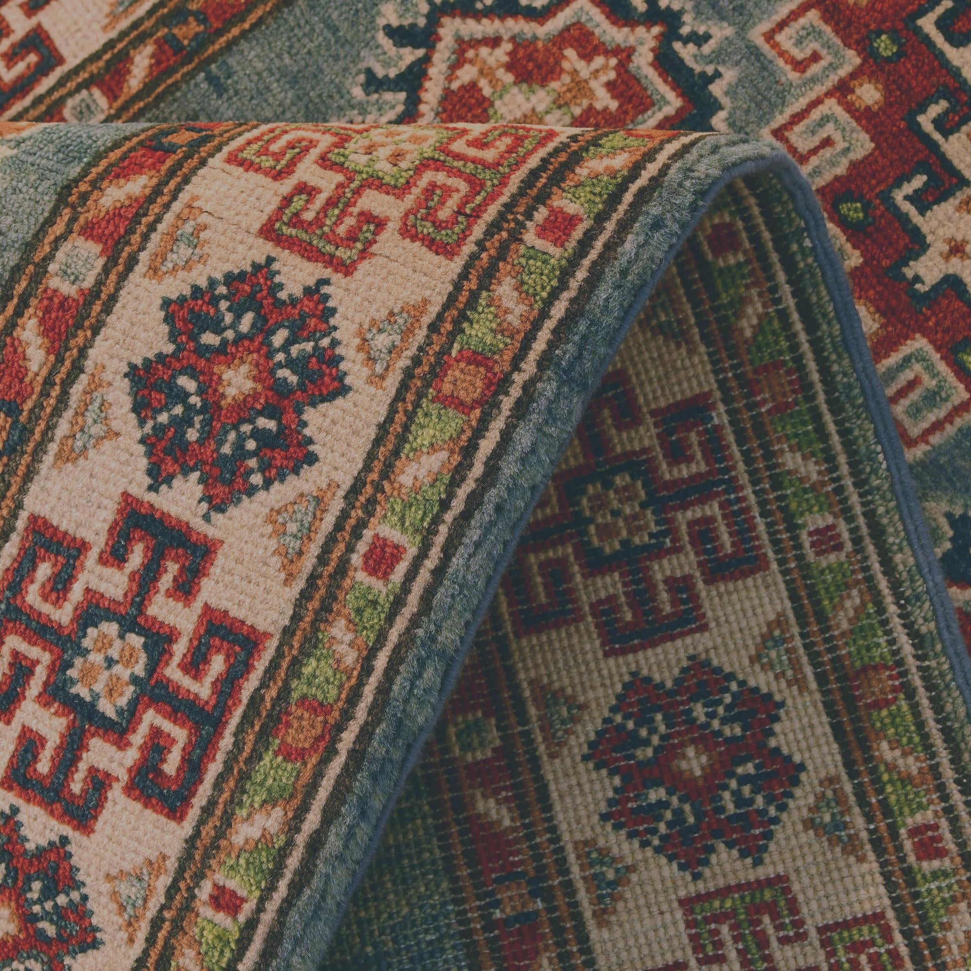 2' 9 x 9' 11 Hand Knotted Kazak Runner Rug
