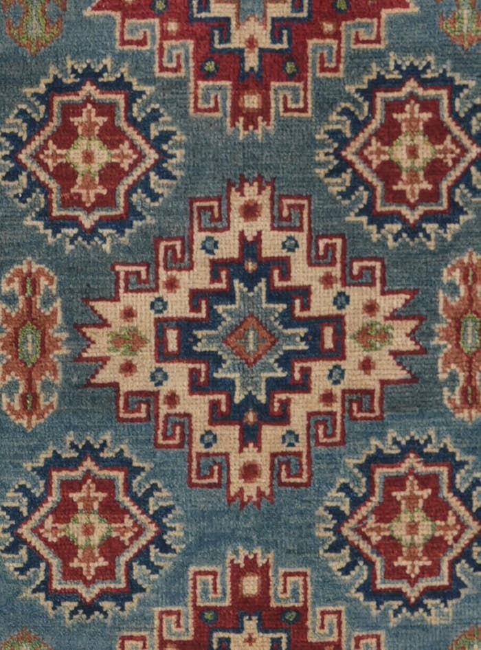 Detail image of 2' 9 x 9' 11 Hand Knotted Kazak Runner Rug