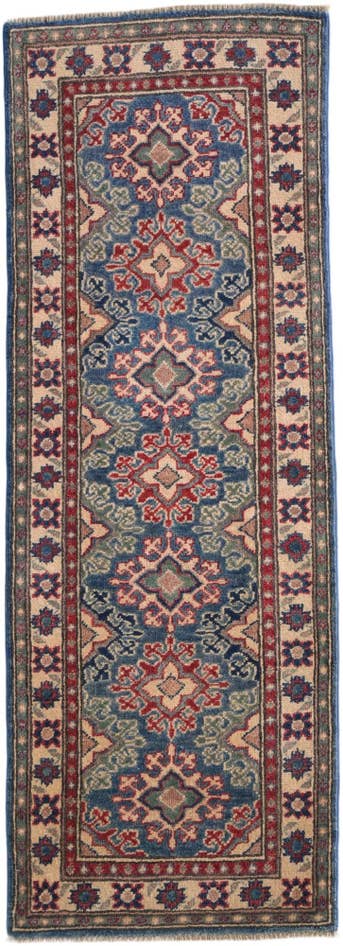 Detail image of 65cm x 180cm anudado a mano Kazak Alfombra Pasillera