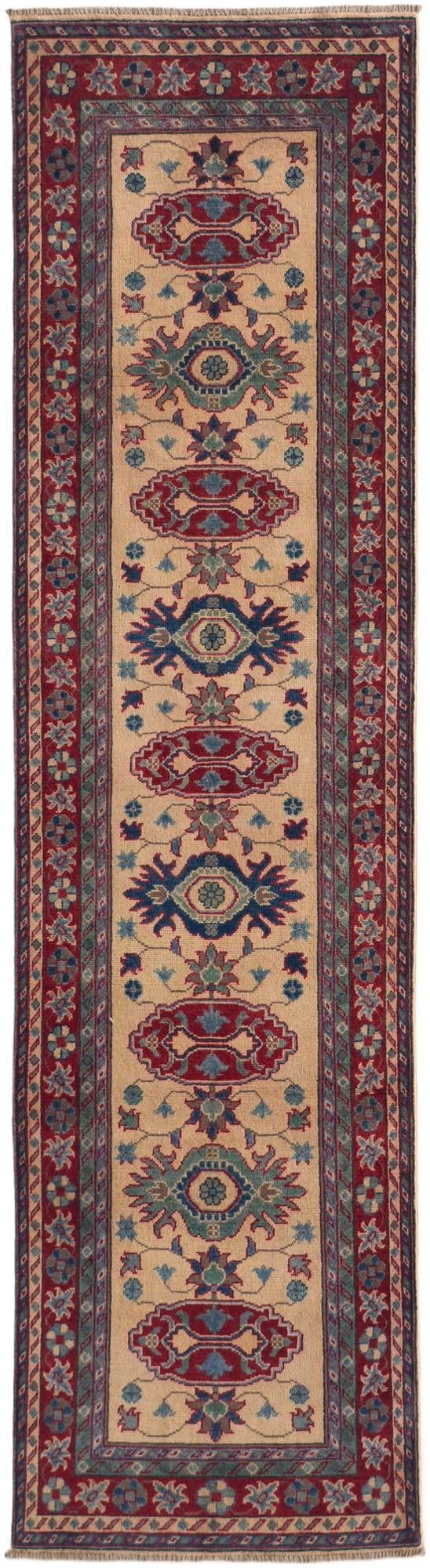 Detail image 2 of 10: 2' 8 x 9' 11 Hand Knotted Kazak Runner Rug