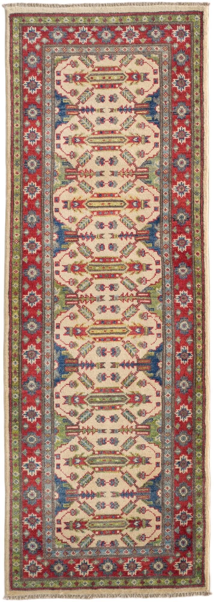 2' 2 x 6' Hand Knotted Kazak Runner Rug