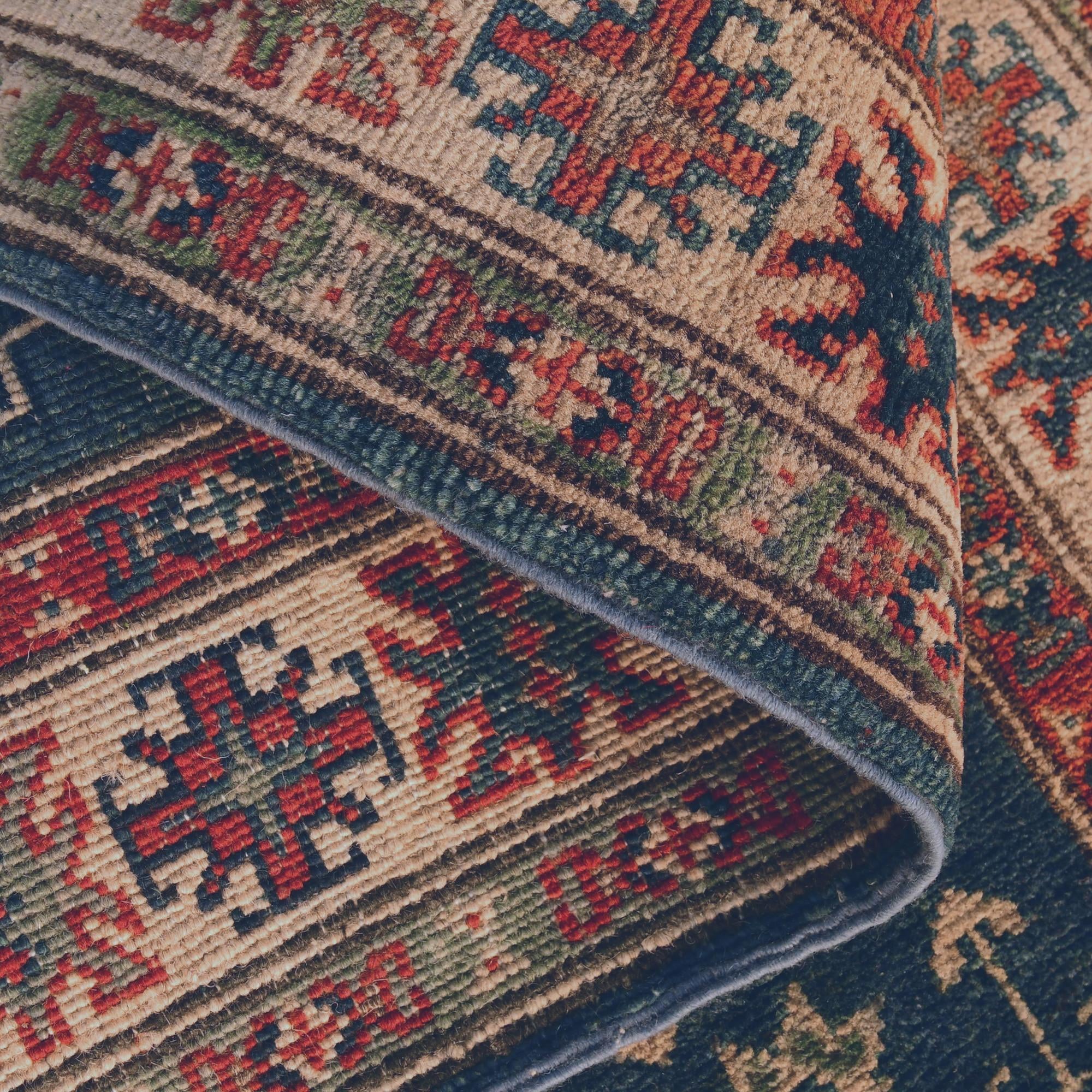 2' x 6' 1 Hand Knotted Kazak Runner Rug