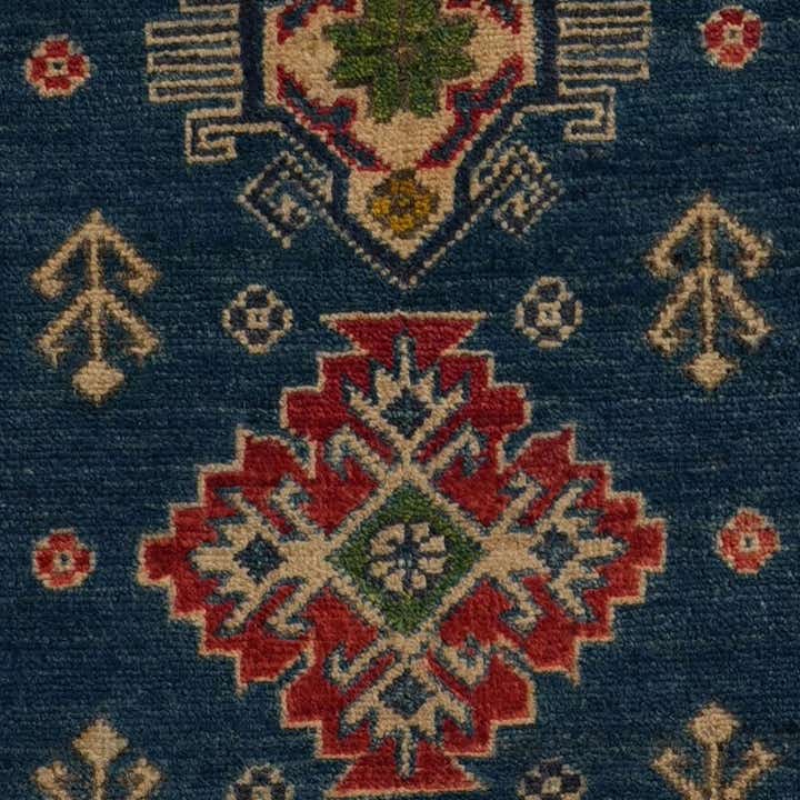2' 6 x 9' 10 Hand Knotted Kazak Runner Rug