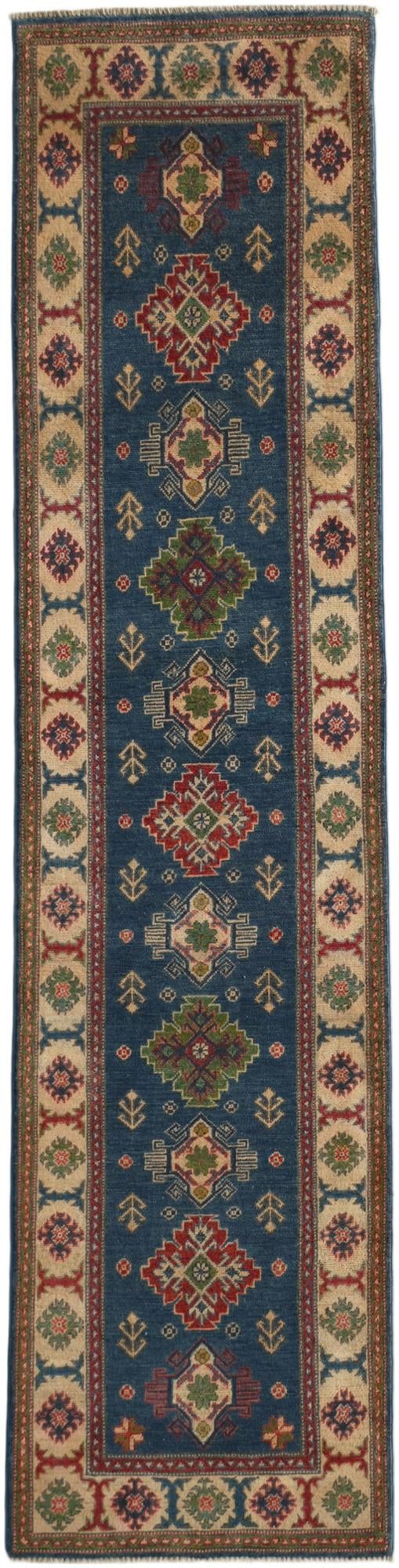 2' 6 x 9' 10 Hand Knotted Kazak Runner Rug