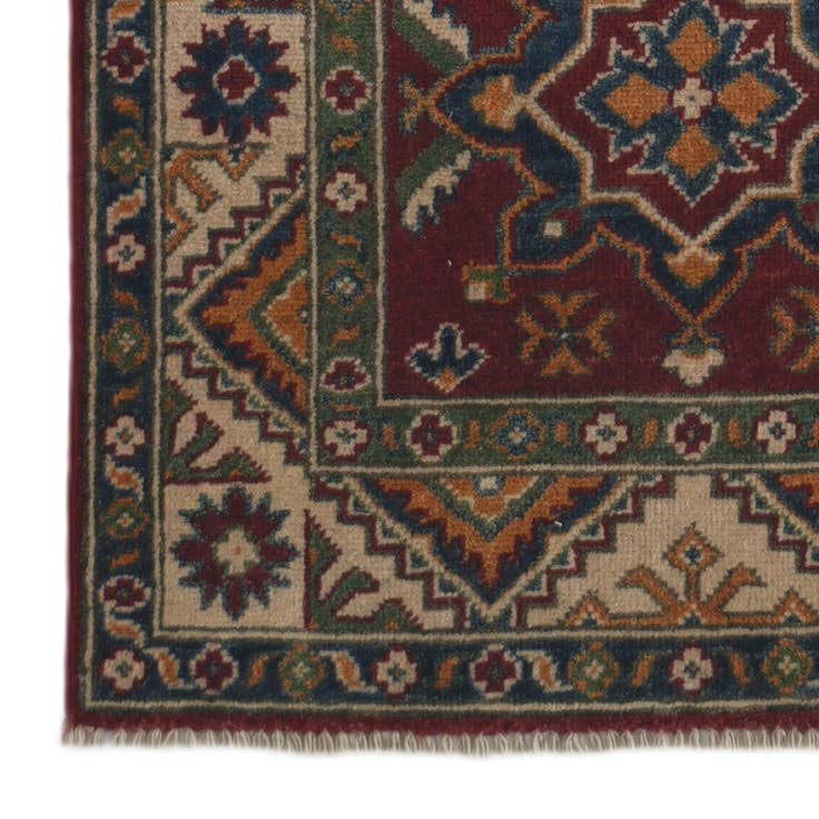 Detail image of 2' 7 x 10' Hand Knotted Kazak Runner Rug