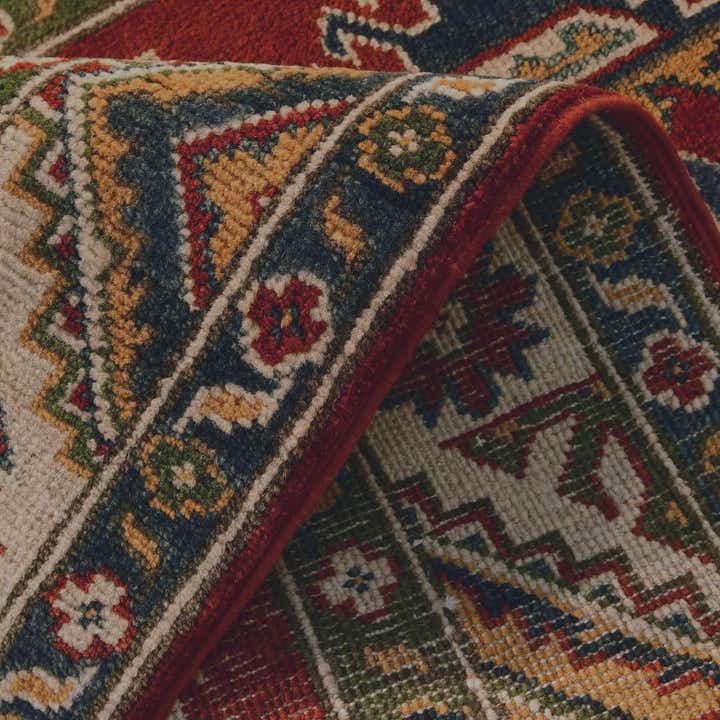 2' 7 x 10' Hand Knotted Kazak Runner Rug