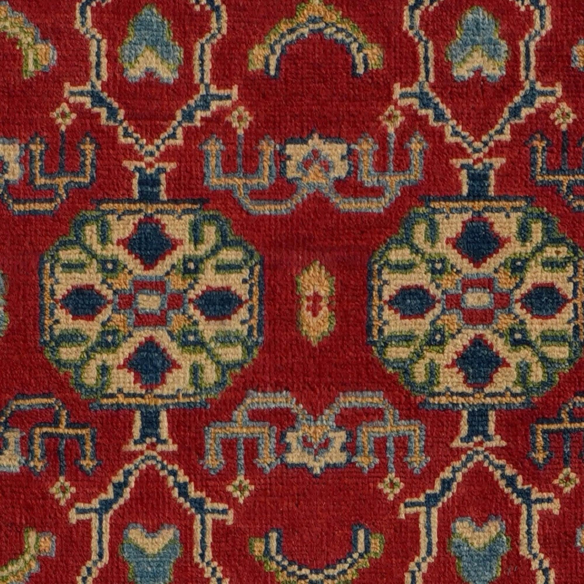 80cm x 305cm Hand Knotted Kazak Runner Rug