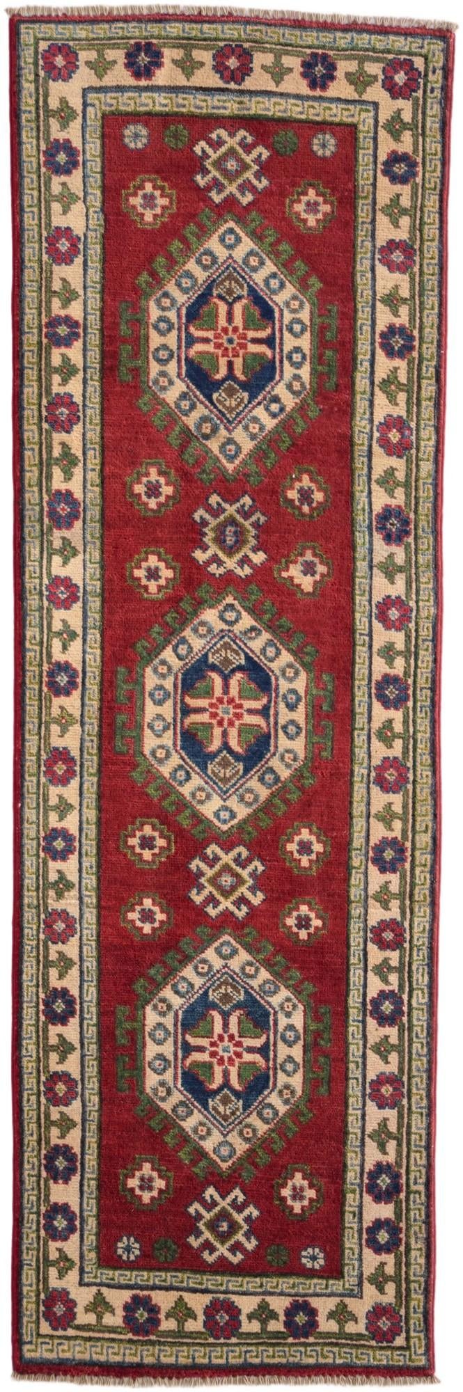 2' x 6' Hand Knotted Kazak Runner Rug