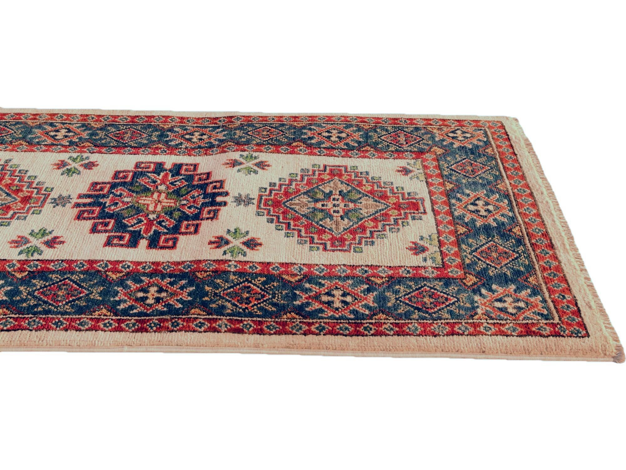 2' x 6' Hand Knotted Kazak Runner Rug