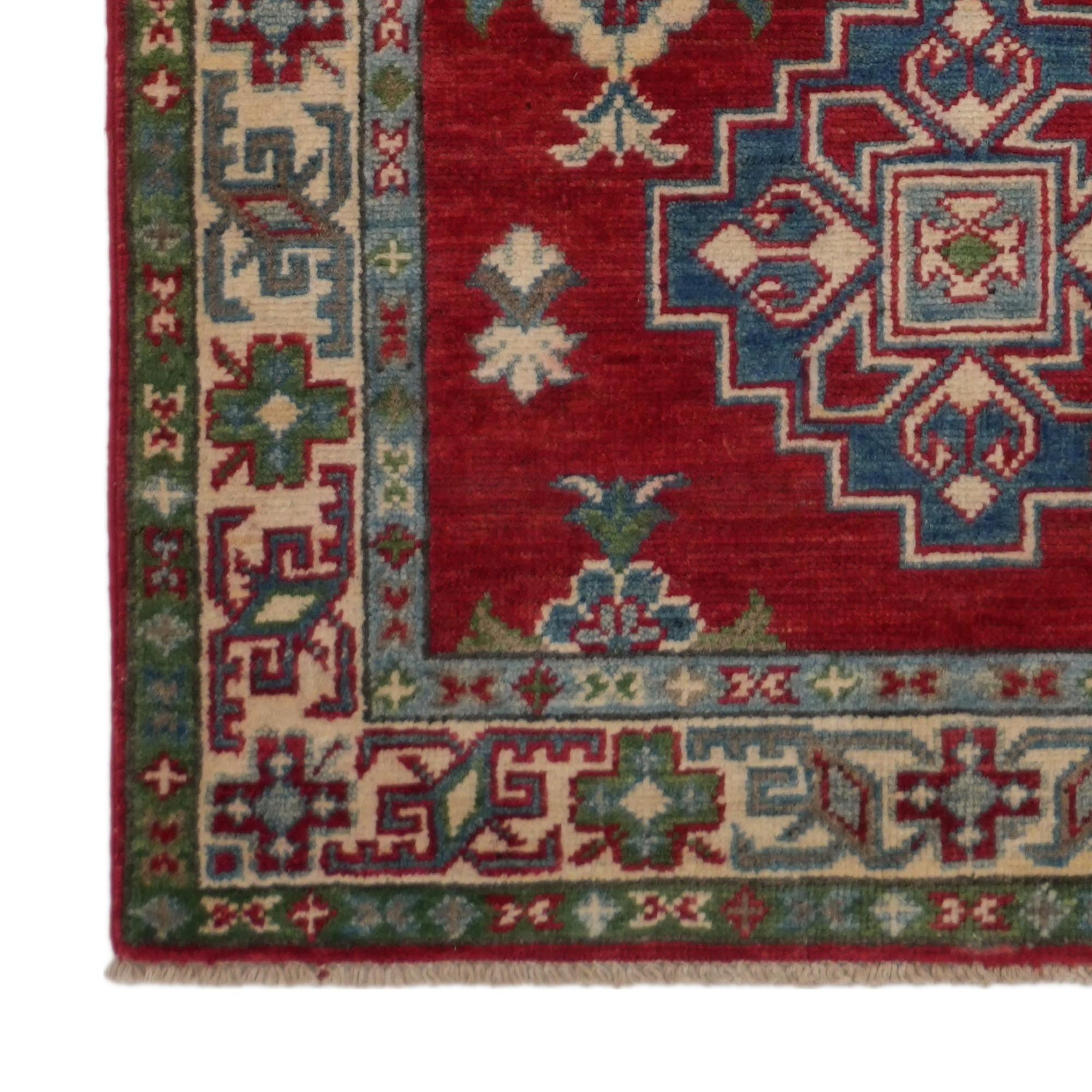2' 9 x 9' 10 Hand Knotted Kazak Runner Rug
