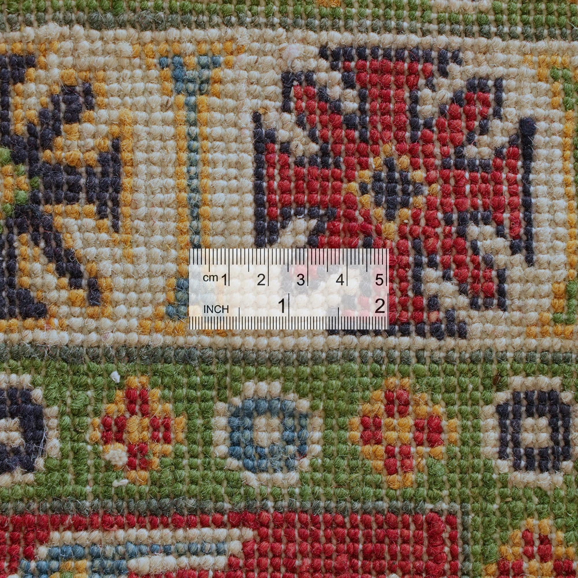 Detail image 9 of 10: 2' 7 x 9' 11 Hand Knotted Kazak Runner Rug