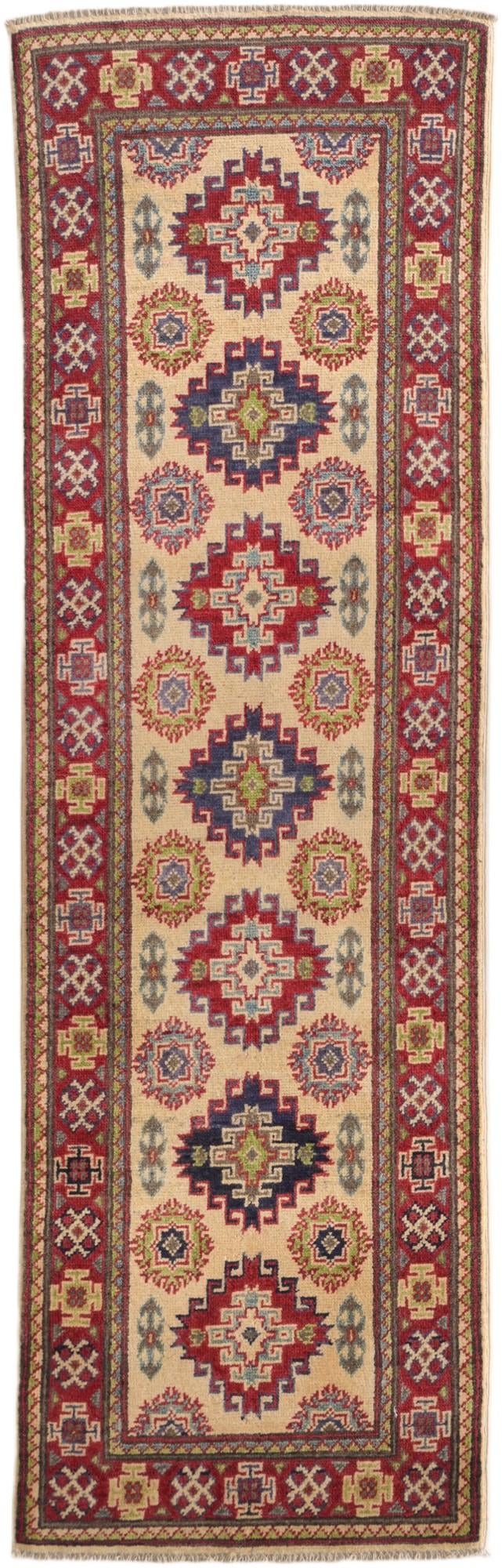 2' x 6' 4 Hand Knotted Kazak Runner Rug