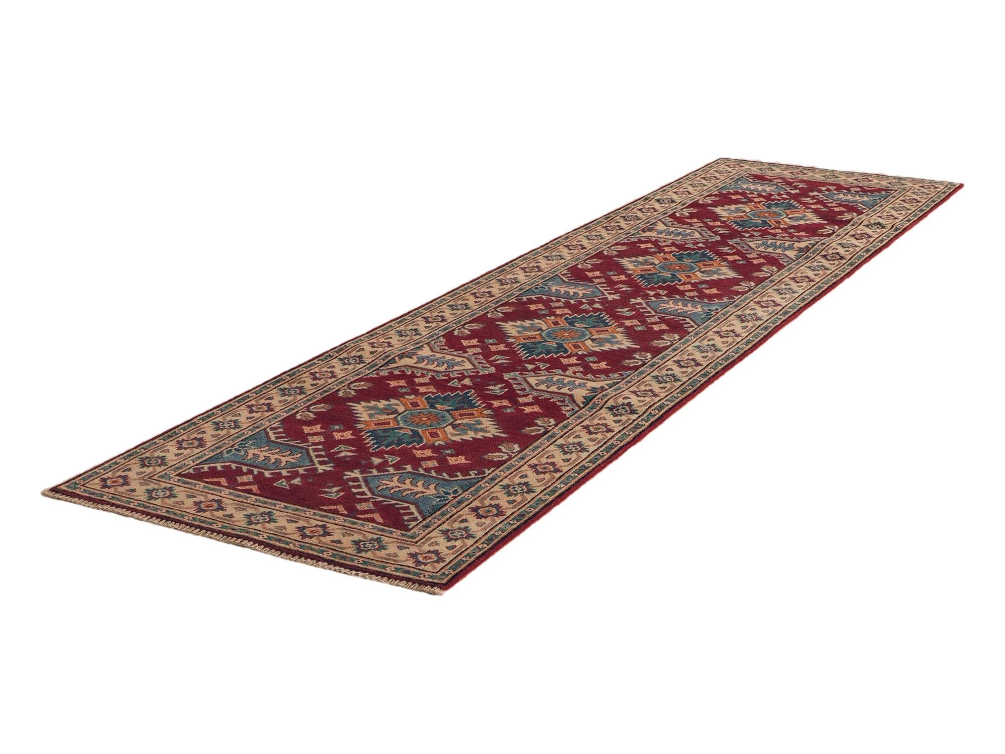 80cm x 305cm Hand Knotted Kazak Runner Rug