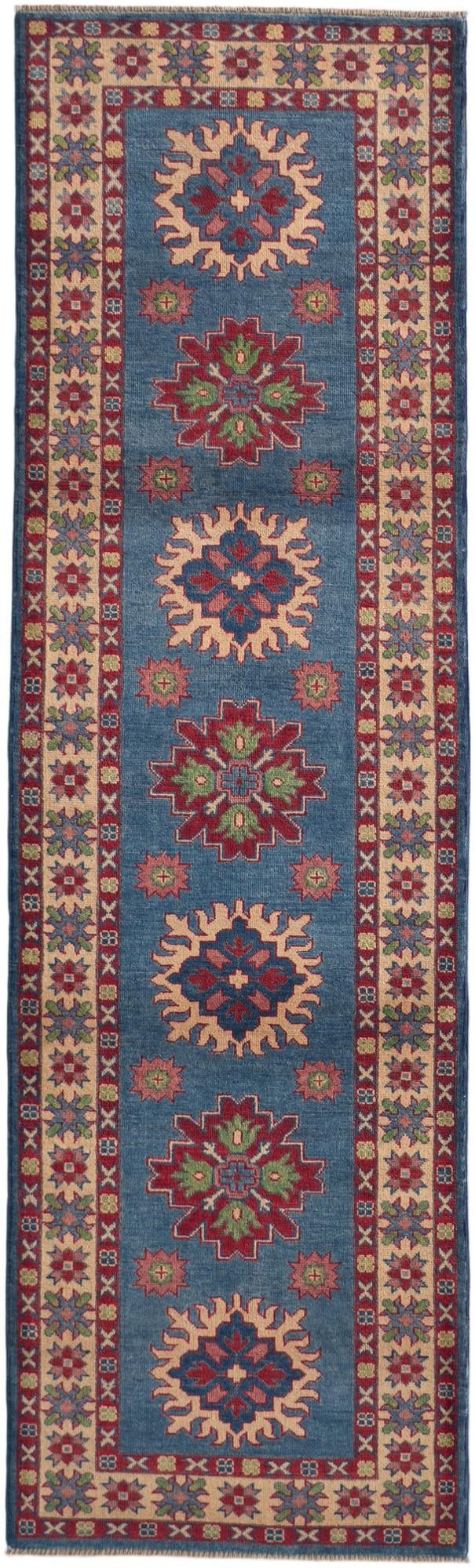 85cm x 285cm anudado a mano Kazak Alfombra Pasillera