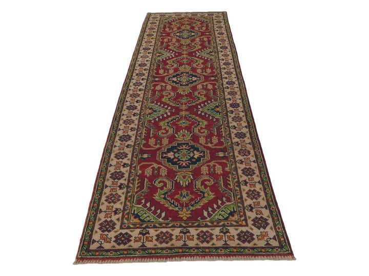 2' 9 x 10' Hand Knotted Kazak Runner Rug