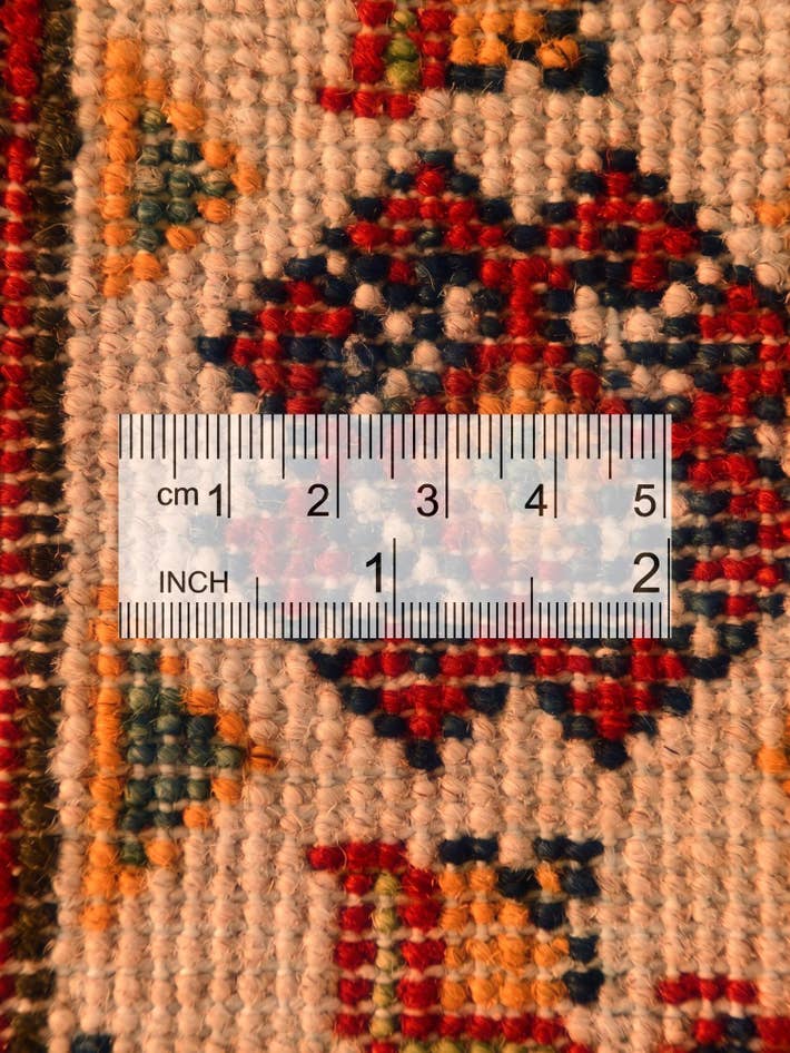 Detail image of 2' 9 x 10' Hand Knotted Kazak Runner Rug