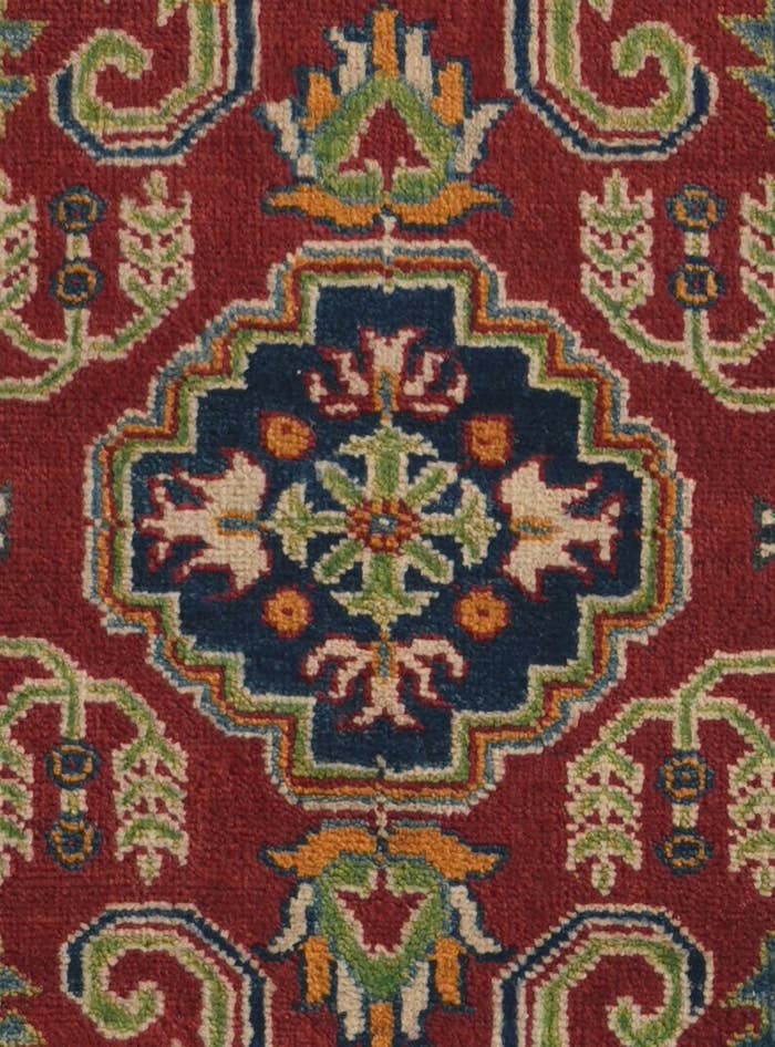 Detail image of 2' 9 x 10' Hand Knotted Kazak Runner Rug