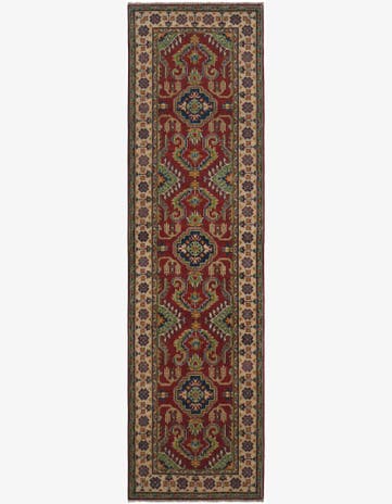 2' 9 x 10' Hand Knotted Kazak Runner Rug