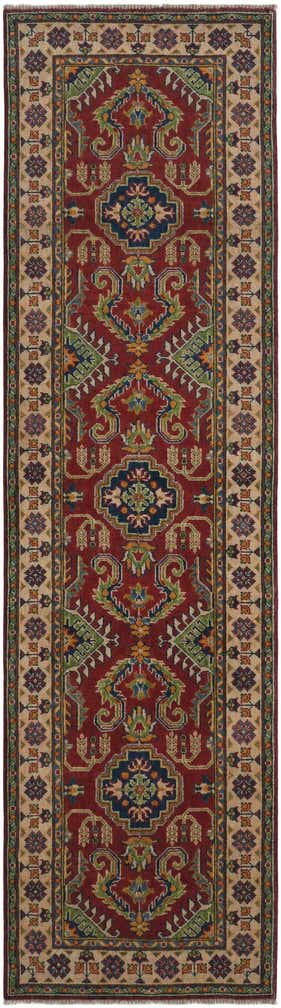 2' 9 x 10' Hand Knotted Kazak Runner Rug