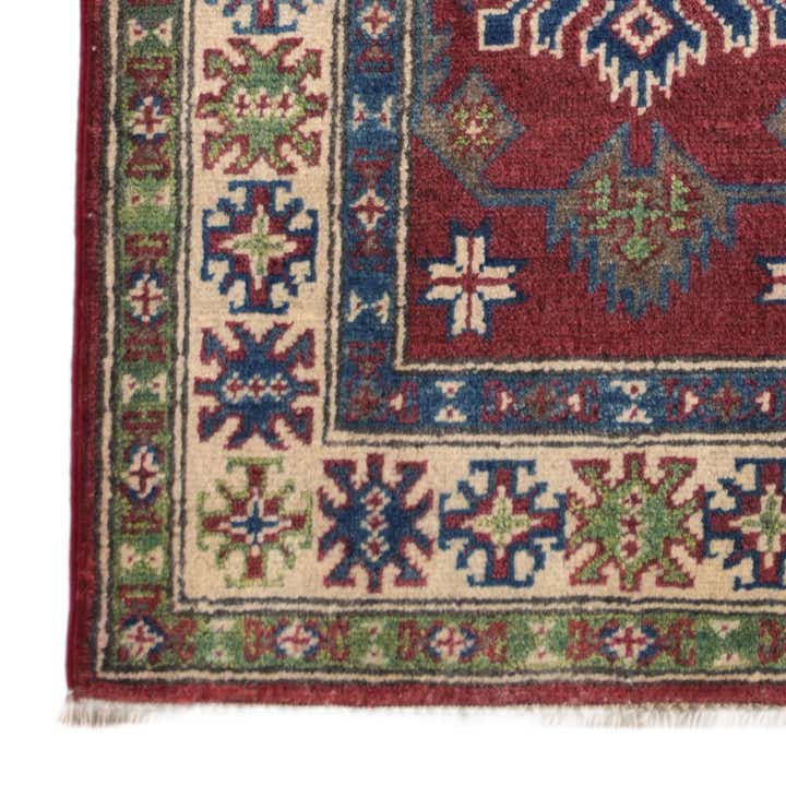 65cm x 175cm anudado a mano Kazak Alfombra Pasillera
